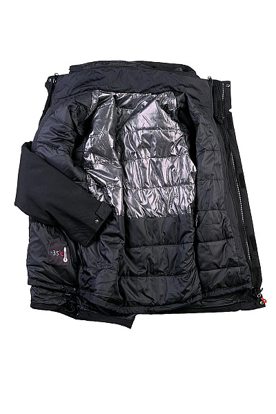 Мужская зимняя Парка WHS Черный, 878387