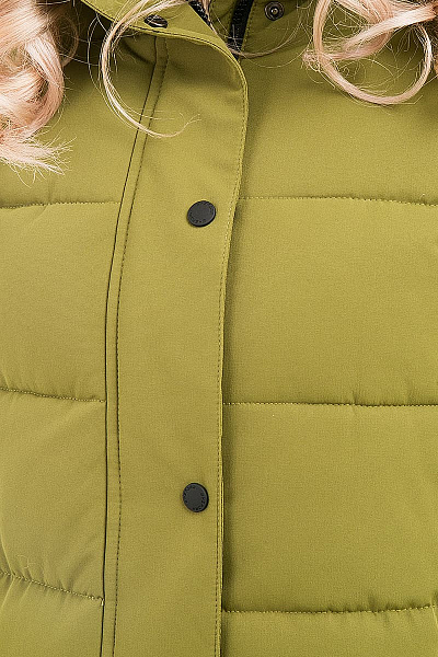 Женская зимняя Куртка WHS Зеленый, 878382