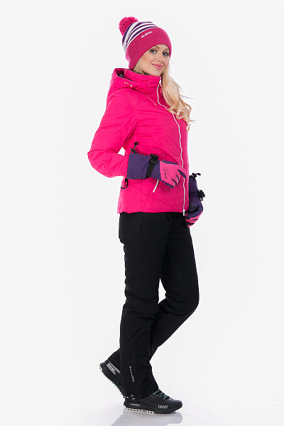 Женский горнолыжный Пуховик Running River Малиновый, 827867