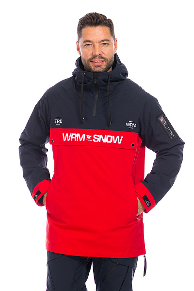 Мужской горнолыжный Анорак WHS Красный, 8783354