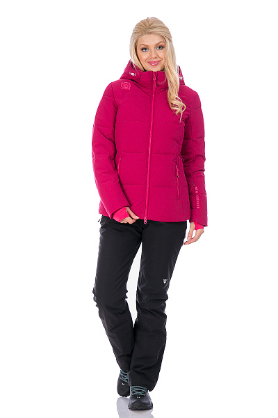 Женский горнолыжный Пуховик WHS Малиновый, 8783188