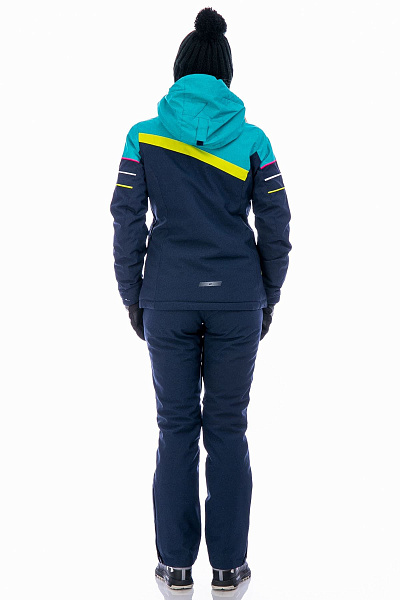 Женский горнолыжный Костюм High Experience Бирюзовый, 6980278K1