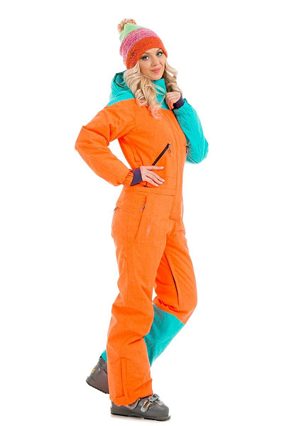 Женский горнолыжный Комбинезон Snow Headquarter Оранжевый, 83818