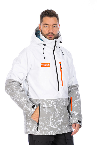 Мужская горнолыжная Куртка Running River Белый, 8278128