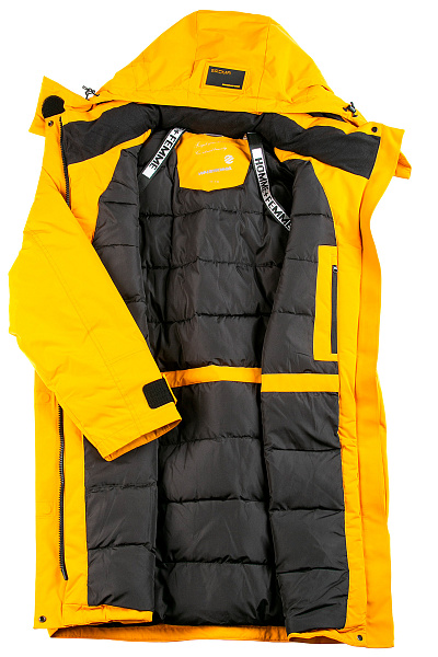 Женская зимняя Парка WHS Желтый, 8783339