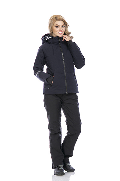 Женский горнолыжный Пуховик WHS Темно-синий, 8783311
