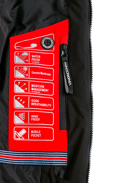 Мужская горнолыжная Куртка WHS Белый, 8783363