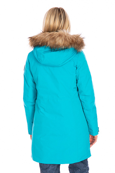 Женская зимняя Парка Lafor Бирюзовый, 767036