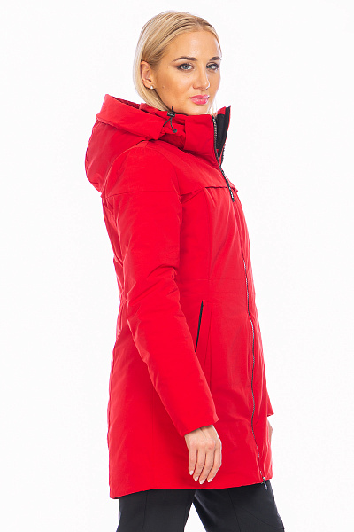 Женская зимняя Парка Lafor Красный, 767040