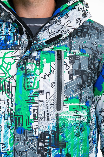 Мужская горнолыжная Куртка High Experience Зеленый, 6980140