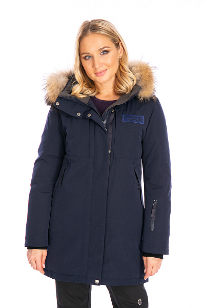 Женская зимняя Парка Running River Темно-синий, 827884