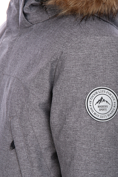 Детская зимняя Парка WHS Серый, 8783284