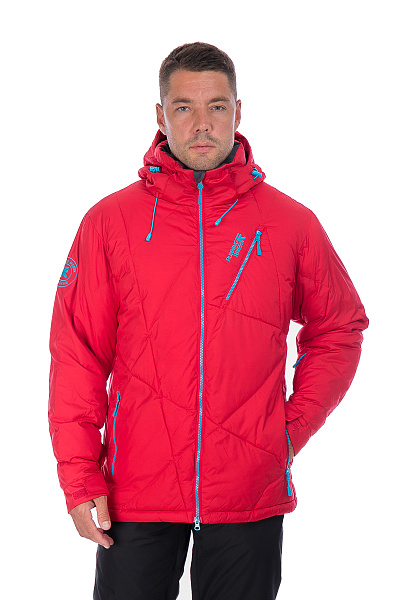 Мужской горнолыжный Пуховик Running River Красный, 827872
