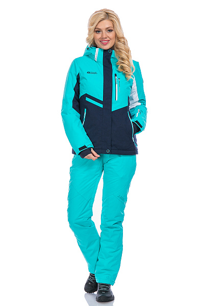 Женский горнолыжный Костюм High Experience Бирюзовый, 6980313K2