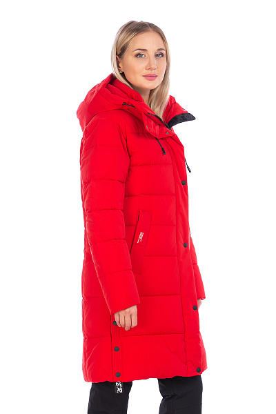 Пуховик WHS Красный, 8783389