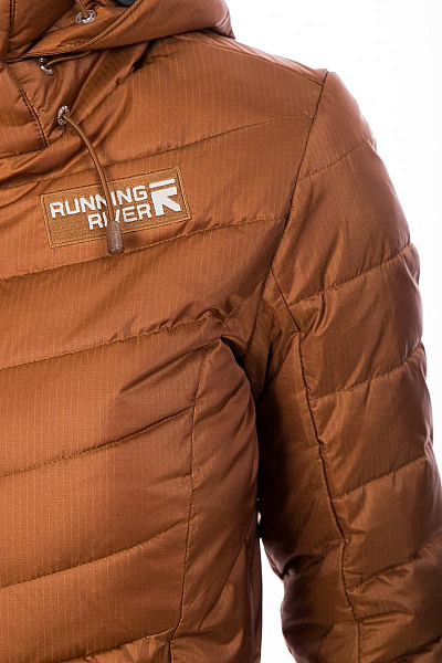 Женский горнолыжный Пуховик Running River Коричневый, 827826