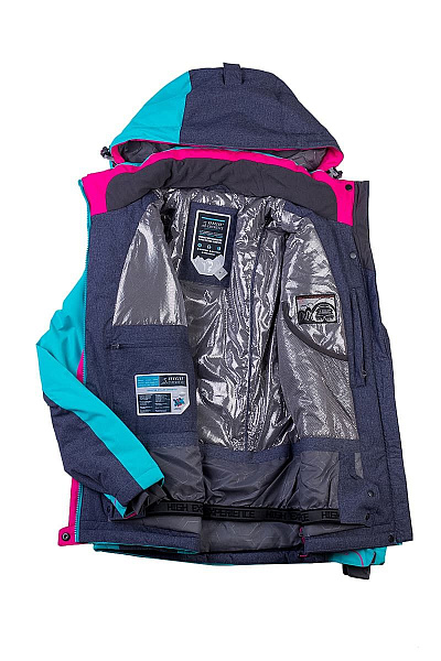 Женская горнолыжная Куртка High Experience Голубой, 6980194