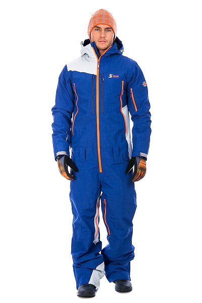 Мужской горнолыжный Комбинезон Snow Headquarter Синий, 838115