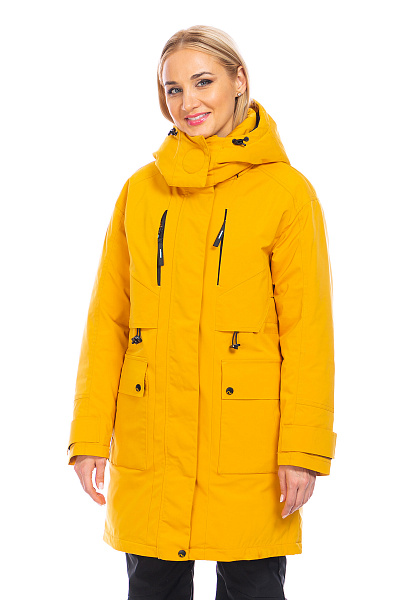 Женская зимняя Парка WHS Желтый, 8783338