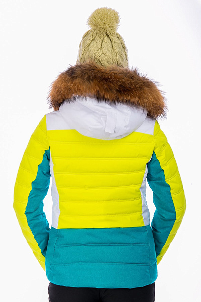 Женский горнолыжный Пуховик High Experience Желтый, 6980259