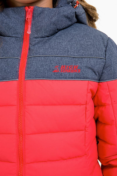 Детский горнолыжный Пуховик High Experience Коралловый, 6980181