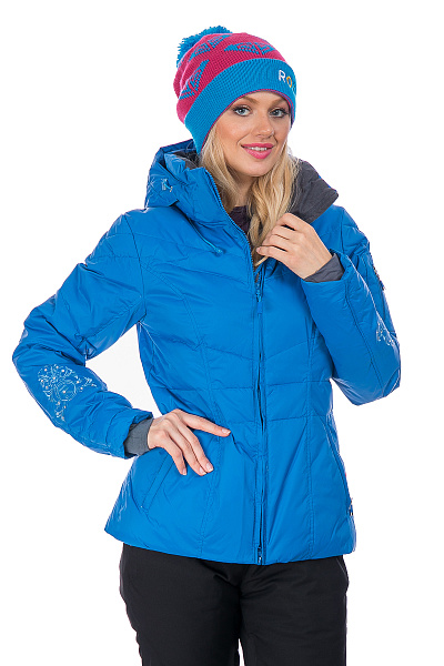 Женский горнолыжный Пуховик Running River Синий, 827866