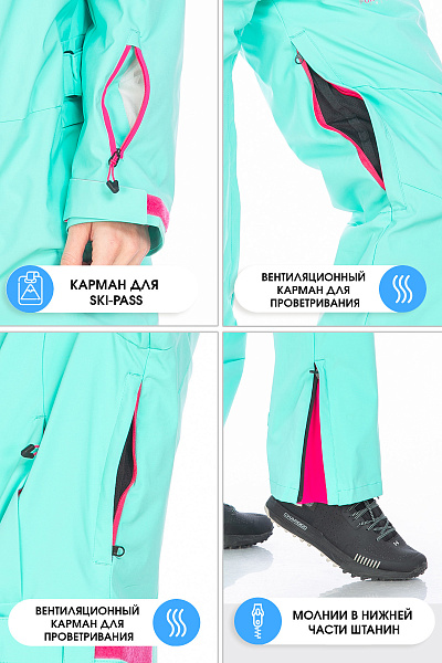 Комбинезон Forcelab Мятный, 706631