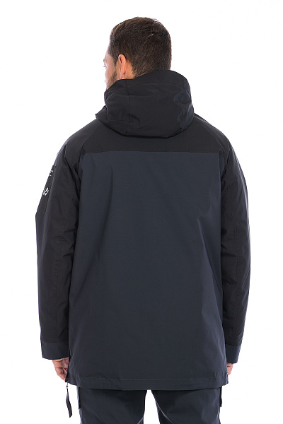 Мужской горнолыжный Анорак WHS Темно-серый, 8783354