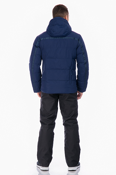 Мужской зимний Пуховик Running River Темно-синий, 827871
