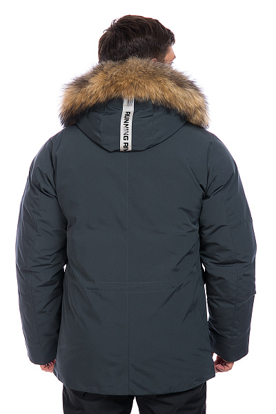 Мужская зимняя Парка Running River Серый, 827887