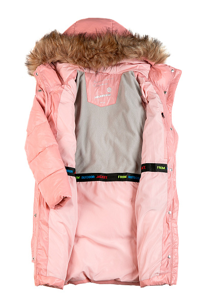 Детский зимний Пуховик WHS Розовый, 8783290