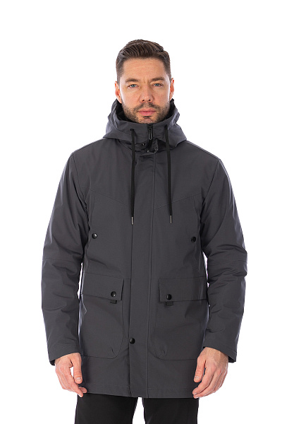 Парка Lafor Темно-серый, 767093