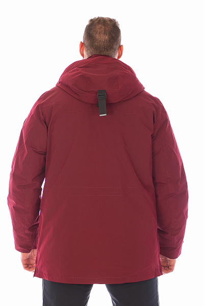 Мужская зимняя Парка WHS Бордовый, 8783357