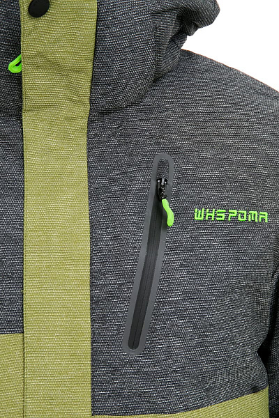 Мужская горнолыжная Куртка WHS Зеленый, 8783111