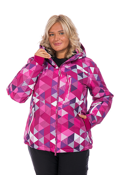Женская горнолыжная Куртка WHS Малиновый, 8783203