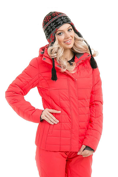 Женский горнолыжный Пуховик High Experience Коралловый, 6980159