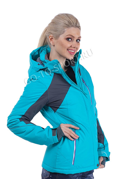 Женская горнолыжная Куртка High Experience Голубой, 6980142