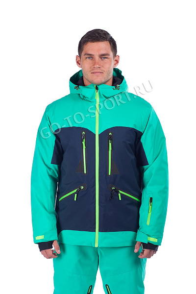 Мужская горнолыжная Куртка WHS Зеленый, 878356