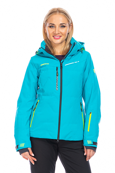 Женская горнолыжная Куртка WHS Бирюзовый, 8783341