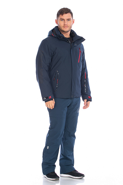 Мужской горнолыжный Костюм WHS Серо-синий, 8783398K1