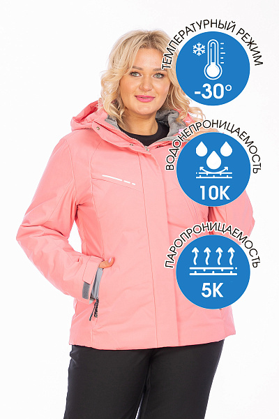Куртка женская WHS Розовый, 8783397