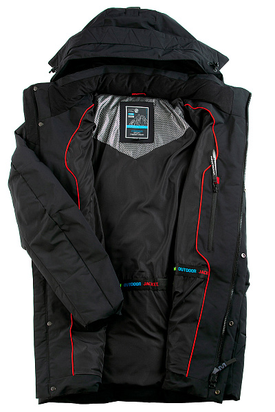 Мужской зимний Пуховик WHS Черный, 8783346