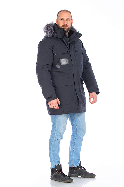 Парка WHS Темно-серый, 8783419