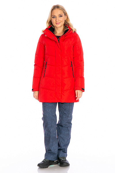 Женская зимняя Куртка Lafor Красный, 767010