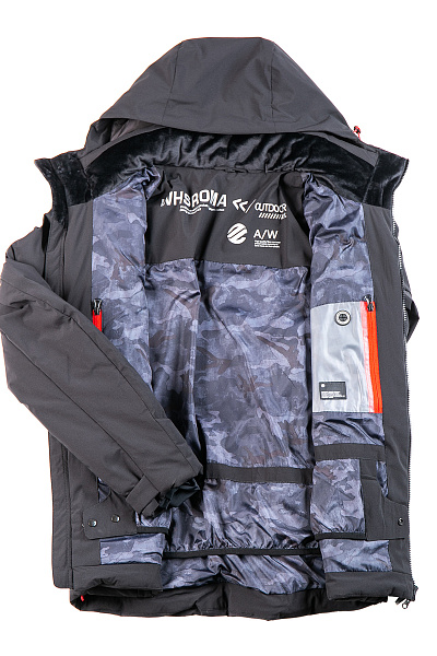 Мужской зимний Костюм WHS Черный, 8783388K1