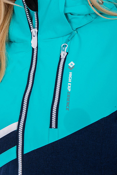 Женская горнолыжная Куртка High Experience Голубой, 6980280