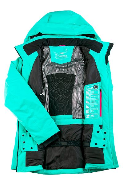 Женская горнолыжная Куртка WHS Мятный, 8783343