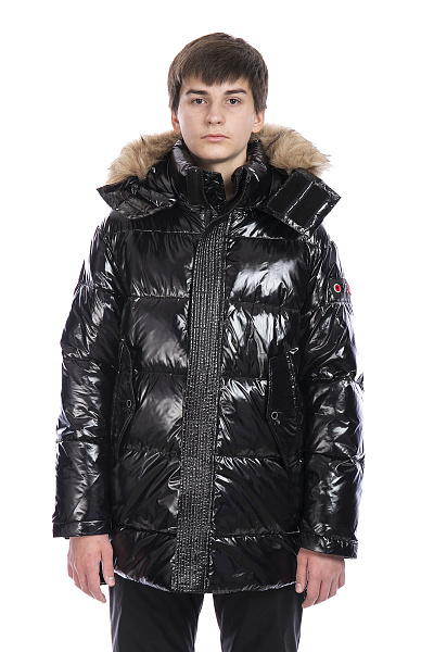 Детский зимний Пуховик WHS Черный, 8783285