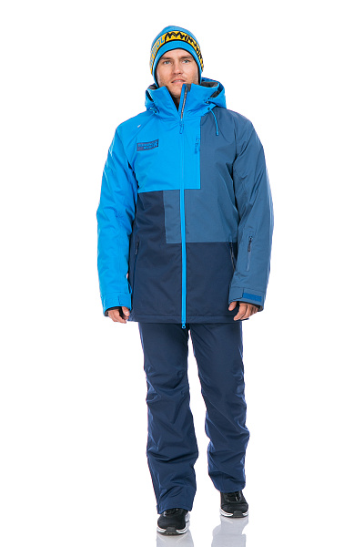 Мужская горнолыжная Куртка Running River Голубой, 827890