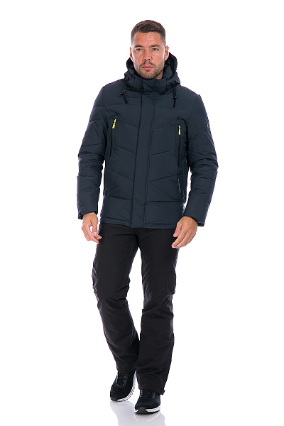 Мужской зимний Пуховик WHS Синий, 8783184